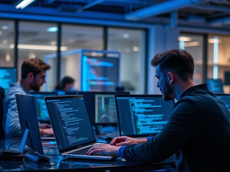 Our team collaborating on innovative solutions